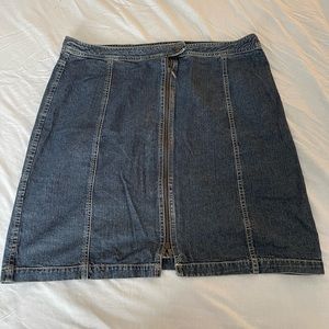 Blue Jean Mini Skirt